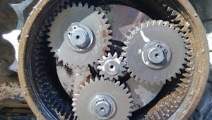 Mechanizm planetarny (koła zębate) przekładni hydromotoru, 1st reduction gear set, ***145