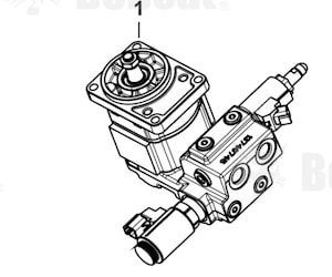 Silnik hydrauliczny wentylatora (rewersyjny) Bobcat – 7299229